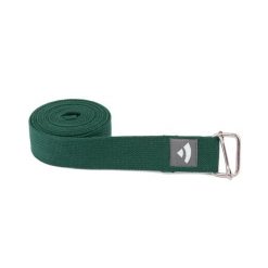 Pasek do jogi Bodhi Asana belt 2,5m - butelkowa zieleń. Zielone paski damskie BODHI, bez wzorów, sportowe. Za 39.99 zł.