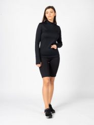 Szorty do biegania damskie Bike Pants. Czarne szorty damskie CHAMPION, bez wzorów, z elastanu, eleganckie, z podwyższonym stanem. Za 124.00 zł.
