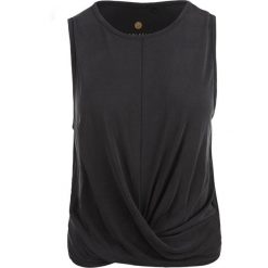 Koszulka do jogi Athlecia Diamy cropped tank top. Czarne t-shirty damskie Endurance, bez wzorów, z poliesteru, bez kołnierzyka. W wyprzedaży za 99.90 zł.