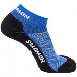 Skarpety stopki do biegania Salomon Speedcross low. Czarne skarpetki damskie Salomon, bez wzorów, z elastanu. Za 49.00 zł.