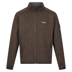 Bluza Polarowa Męska Melanżowy Pełen Suwak Newhill. Brązowe bluzy bez kaptura męskie Regatta, m, z polaru. Za 110.99 zł.