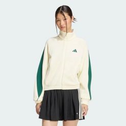 Bluza Stadium. Białe bluzy bez kaptura damskie Adidas, m, z bawełny. Za 329.00 zł.