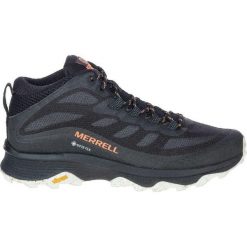 Buty trekkingowe męskie Merrell Moab Speed Mid Gtx. Brązowe buty trekkingowe męskie MERRELL, z materiału, bez zapięcia, trekkingowe. Za 638.05 zł.