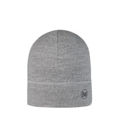 Czapka wełniana Buff Lightweight Merino Wool Hat. Szare czapki męskie Buff, bez wzorów, z wełny, sportowe. Za 102.50 zł.