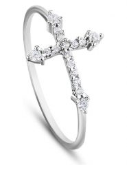 OR Carats Złoty pierścionek z diamentami rozmiar: 60. Szare pierścionki damskie OR Carats, z diamentem, złote. Za 1,043.99 zł.