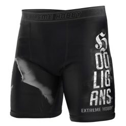 Spodenki Vale Tudo do MMA męskie EXTREME HOBBY HOOLS. Czarne szorty męskie EXTREME HOBBY, z elastanu, bez kołnierzyka. Za 179.00 zł.
