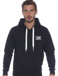 Męska bluza Leone 1947 Apparel Logo z haftem. Czarne bluzy sportowe męskie LEONE 1947 APPAREL, l, z bawełny. Za 126.26 zł.