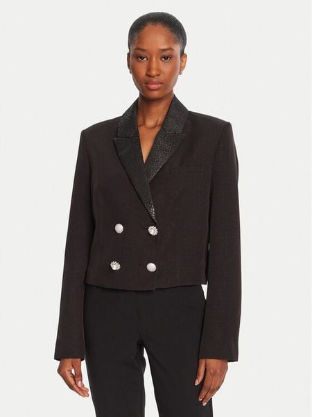 Lola Casademunt by Maite Marynarka MF2502003 Czarny Regular Fit. Czarne marynarki i żakiety damskie Lola Casademunt by Maite, m, bez wzorów, z syntetyku. Za 479.99 zł.