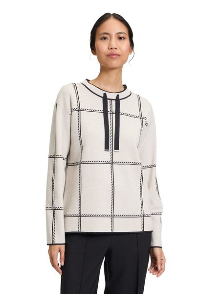 Betty Barclay Sweter w kolorze kremowym rozmiar: 36. Brązowe swetry klasyczne damskie Betty Barclay, ze splotem, bez kołnierzyka. Za 104.64 zł.