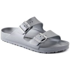 Sandały Damskie EVA Arizona. Szare obuwie trekkingowe damskie Birkenstock, bez wzorów, bez obcasa. Za 405.99 zł.