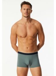 Schiesser Bokserki w kolorze zielonym rozmiar: XL. Zielone bokserki męskie Schiesser, bez wzorów. Za 70.24 zł.