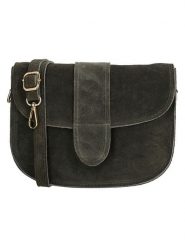 Charm Skórzana torebka w kolorze khaki - 21 x 16 x 6 cm rozmiar: onesize. Brązowe torebki klasyczne damskie Charm, bez wzorów, z materiału, bez dodatków. Za 108.99 zł.