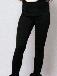 Legginsy z gumką pod stopą - czarny. Czarne legginsy damskie Sinsay, l, bez wzorów. Za 39.99 zł.