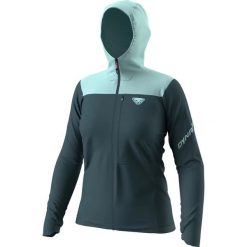 Kurtka wiatrówka softshell damska Dynafit Traverse. Niebieskie kurtki softshell damskie Dynafit, xs, bez wzorów, z materiału, bez kaptura. Za 640.60 zł.