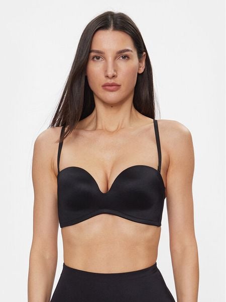 Dorina Biustonosz bardotka FXBA0004MI104 Czarny. Czarne biustonosze Dorina, bez wzorów, z syntetyku. Za 59.99 zł.