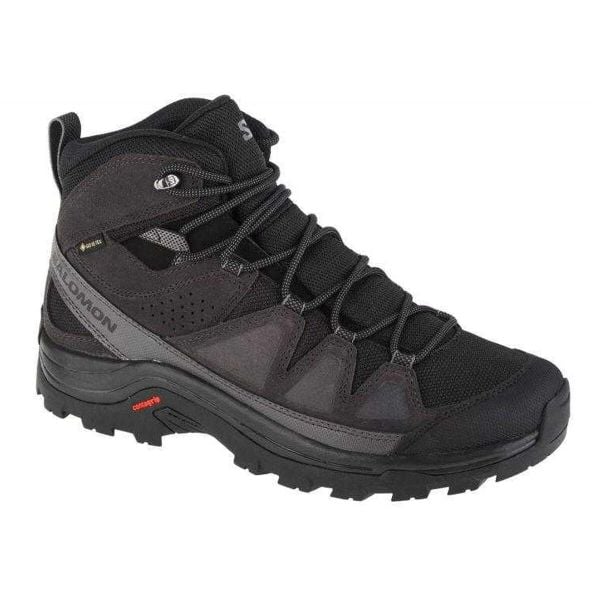 Męskie Zamszowe Buty Turystyczne Quest Rove. Czarne buty trekkingowe męskie Salomon, z gore-texu, bez zapięcia, trekkingowe, gore-tex. Za 867.99 zł.