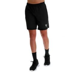 Szorty Macron Padel Miguel. Czarne szorty męskie Macron, bez wzorów, sportowe. Za 247.50 zł.