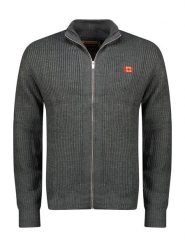 Canadian Peak Kardigan w kolorze antracytowym rozmiar: XXL. Czarne kardigany męskie Canadian Peak, xxl, bez wzorów, ze splotem, bez kołnierzyka. Za 113.10 zł.