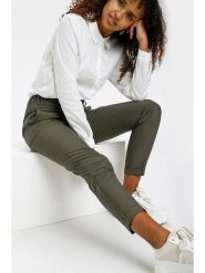 Kaffe Spodnie w kolorze khaki rozmiar: 40. Brązowe spodnie materiałowe damskie Kaffe, bez wzorów, z materiału. Za 135.81 zł.