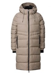Cecil Płaszcz zimowy w kolorze szarobrązowym rozmiar: 42. Brązowe płaszcze damskie Cecil, na zimę, bez wzorów, z puchu. Za 297.26 zł.