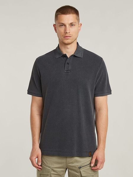 G-Star Koszulka polo w kolorze antracytowym rozmiar: XL. Czarne koszulki polo męskie G-Star, xl, bez wzorów, z bawełny, bez ramiączek. Za 172.89 zł.