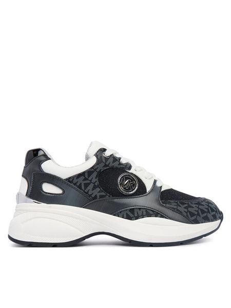 MICHAEL Michael Kors Sneakersy Zuma MK02656003 Czarny. Czarne buty sportowe dziewczęce MICHAEL Michael Kors, bez wzorów, ze skóry, bez zapięcia. Za 539.99 zł.