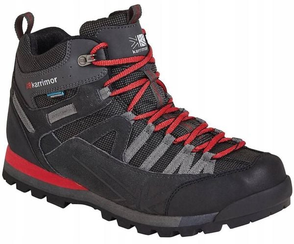 Buty trekkingowe męskie KARRIMOR Spike Mid K949. Czarne buty trekkingowe męskie Karrimor, z materiału, bez zapięcia, trekkingowe. Za 402.99 zł.