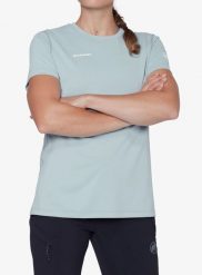 Koszulka szybkoschnąca damska Mammut Selun FL T-Shirt. Zielone t-shirty damskie Mammut, l, bez wzorów, z materiału, bez kołnierzyka. Za 296.99 zł.
