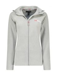 ANAPURNA Kurtka polarowa "Tugoodana" w kolorze jasnoszarym rozmiar: M. Szare kurtki damskie ANAPURNA, m, bez wzorów, z polaru, bez kaptura. Za 79.77 zł.