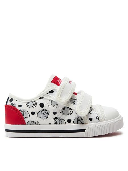 Geox Sneakersy B Kilwi Girl B45D5C 0AN54 C0050 M Biały. Białe buty sportowe dziewczęce Geox, bez wzorów, ze skóry, bez zapięcia. Za 149.99 zł.