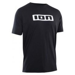 Koszulka rowerowa męska ION Logo SS DR. Czarne t-shirty sportowe męskie ION, m, bez ramiączek, rowerowe. W wyprzedaży za 193.00 zł.