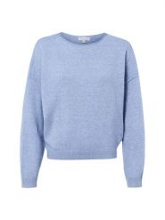 Marie Lund Sweter Kobiety niebieski, L. Niebieskie swetry klasyczne damskie Marie Lund, l, z wełny, bez kołnierzyka. Za 249.95 zł.
