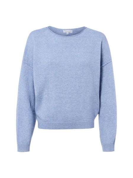Marie Lund Sweter Kobiety niebieski, L. Niebieskie swetry klasyczne damskie Marie Lund, l, z wełny, bez kołnierzyka. Za 249.95 zł.
