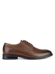 Gino Rossi Półbuty DANTE-05 124 AM Brązowy. Brązowe buty wizytowe męskie Gino Rossi, ze skóry, bez zapięcia. Za 349.99 zł.