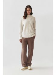 TATUUM Sweter w kolorze kremowym rozmiar: XL. Brązowe golfy damskie Tatuum, xl, ze splotem, bez kołnierzyka. Za 169.35 zł.