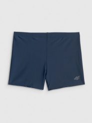 4F Kąpielówki męskie - granatowe L. Niebieskie kąpielówki męskie 4f, l, bez wzorów, do pływania. Za 59.99 zł.