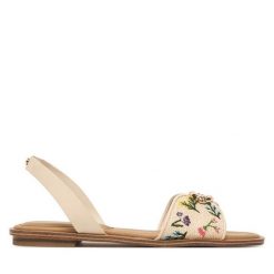 Sandały Aldo. Brązowe sandały damskie Aldo, bez wzorów, bez obcasa, na płaskiej podeszwie. Za 249.99 zł.