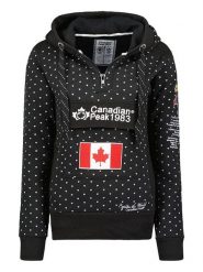 Canadian Peak Bluza "Gyrelle" w kolorze czarnym rozmiar: M. Czarne bluzy z kapturem damskie Canadian Peak, m, z bawełny. Za 144.58 zł.