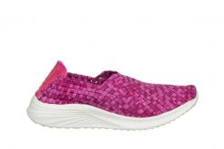 Półbuty Rock Brooklyn Fuchsia Smoke 032931, Różowy, Materiał - 41. Czerwone półbuty damskie Rock Spring, bez wzorów, z materiału, rockowe, bez obcasa. W wyprzedaży za 89.10 zł.