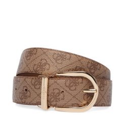 Pasek Damski Guess. Brązowe paski damskie Guess, z aplikacjami. Za 284.99 zł.