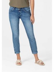 Timezone Dżinsy "Nali" - Slim fit - w kolorze niebieskim rozmiar: W32. Niebieskie jeansy damskie Timezone. Za 144.58 zł.