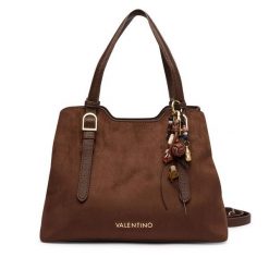 Torebka Valentino. Brązowe torebki klasyczne damskie Valentino, bez wzorów, bez dodatków. Za 749.99 zł.