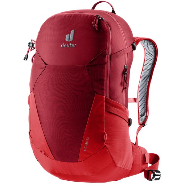 Plecak Trekkingowy Męski Deuter Futura 23L Czerwony. Czerwone plecaki męskie Deuter, bez wzorów, z materiału. Za 699.99 zł.