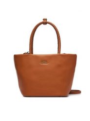 Tommy Hilfiger Torebka Th Marina Bucket Leather AW0AW18739 Brązowy. Brązowe torebki klasyczne damskie Tommy Hilfiger, bez wzorów, ze skóry, bez dodatków. Za 849.99 zł.