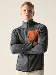 Dare 2b Kurtka polarowa "Torrek II" w kolorze ciemnoszarym rozmiar: M. Szare kurtki męskie Dare 2b, m, bez wzorów, z materiału, bez kaptura. Za 118.56 zł.