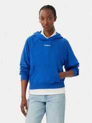 Tommy Jeans Bluza Script DW0DW22825 Niebieski Regular Fit. Niebieskie bluzy bez kaptura damskie Tommy Jeans, l, z bawełny. Za 409.99 zł.