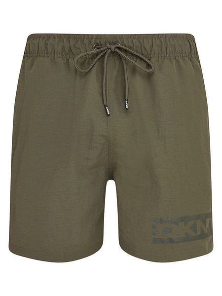 DKNY Szorty kąpielowe w kolorze khaki rozmiar: S. Brązowe szorty sportowe męskie DKNY, s, z materiału, outdoorowe. Za 104.95 zł.