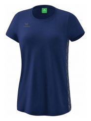 Erima Koszulka "Essential" w kolorze granatowym rozmiar: 44. Niebieskie t-shirty damskie Erima, bez wzorów, bez kołnierzyka. Za 83.45 zł.