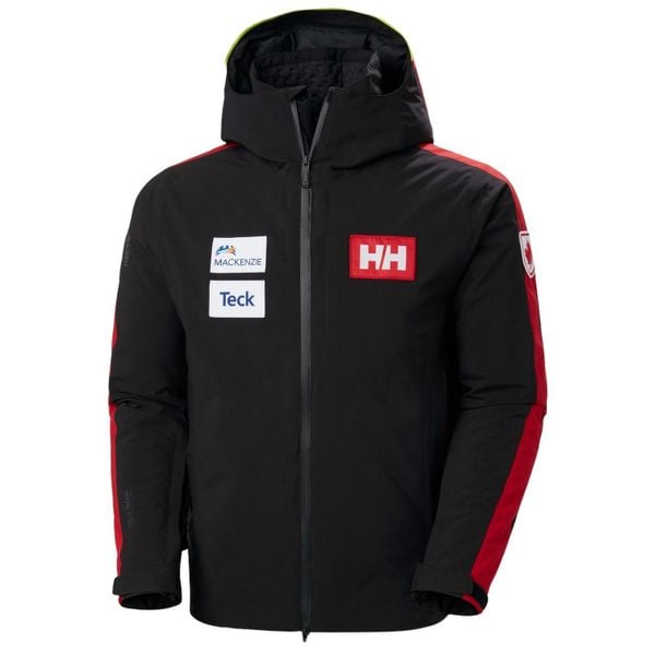 Kurtka narciarska Helly Hansen World Cup Insulated. Czarne kurtki męskie Helly Hansen, m, bez wzorów, bez kaptura, narciarskie. W wyprzedaży za 2,025.00 zł.
