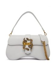 Just Cavalli Torebka 80RA4BA1 ZSA89 Szary. Szare torebki klasyczne damskie Just Cavalli, bez wzorów, ze skóry, bez dodatków. Za 939.99 zł.